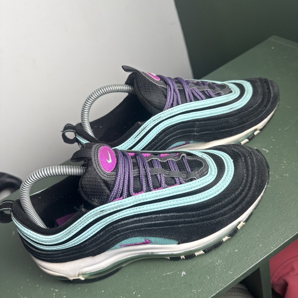 Nike Air Max 97 GS Aurora Hyper Violet (921522-015) Boys Sz 7Y Multicolor